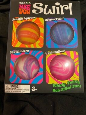 Teenie Needoh swirl 4 pack brand new